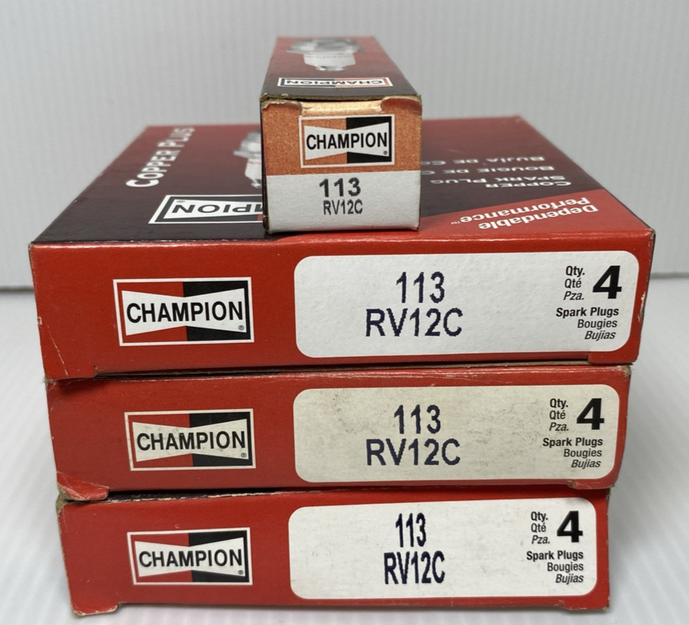 Lot of 13 Champion Copper Plus Spark Plugs 113 RV12C