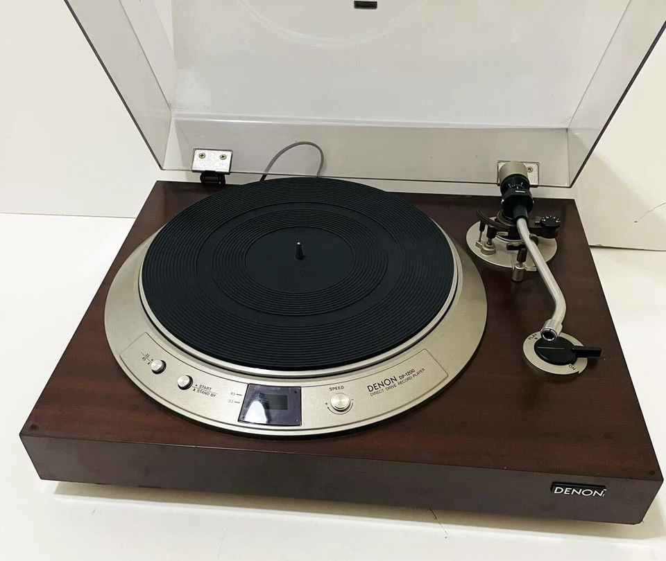 Denon DP-1200 Direct Drive Turntable Record Player Sound tested - Image 2 of 4