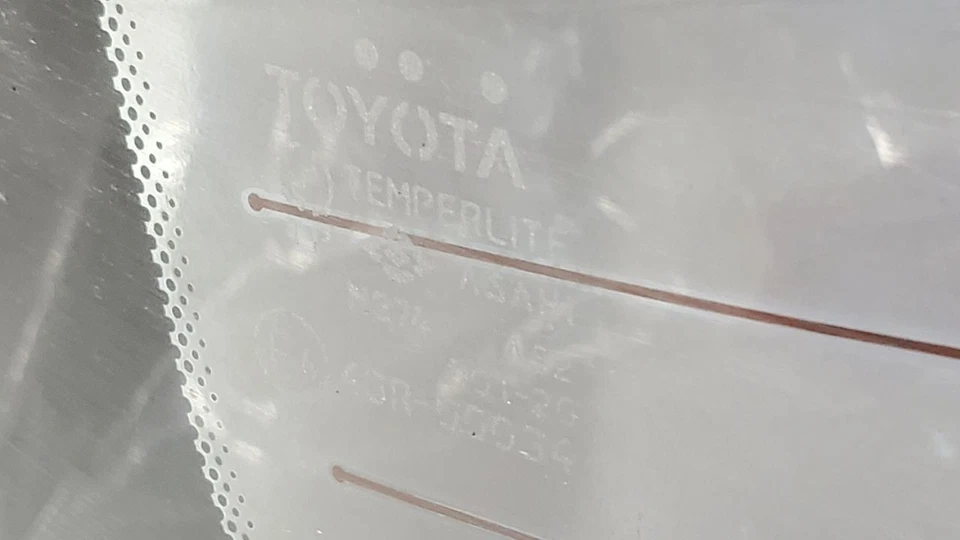 Toyota Supra MK3 1987 1988 1989 1990 OEM cristal trasero Foto 3 de 4