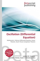 Lambert M. Surhone (U. A.) | Oscillation (Differential Equation) | Taschenbuch