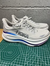 Hoka One One Bondi 9 Women's US Sz 9 Cosmic Grey/White 1162015 CYWH