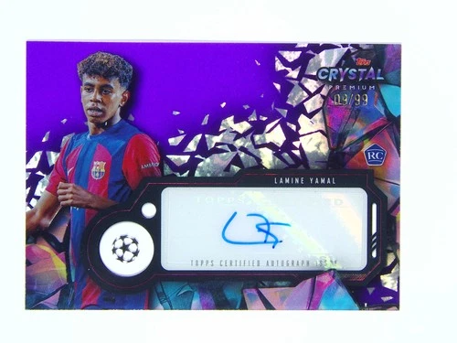 2023 Topps Uefa Lamine Yamal Purple /99