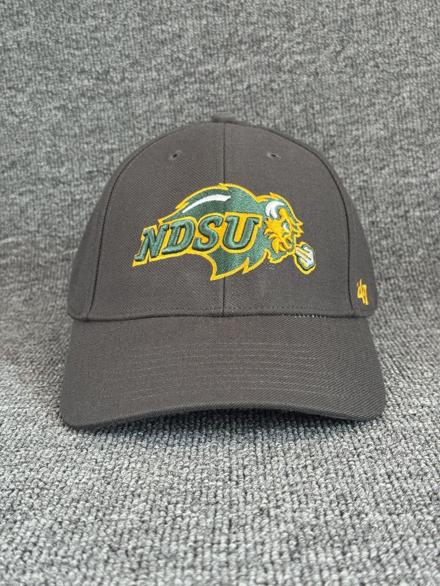 '47 Brand NDSU Bison Snapback Hat Charcoal Gray NCAA Cap