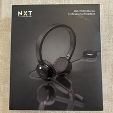 NXT Technologies UC-2000 Noise Cancelling Stereo Professional Headset New 