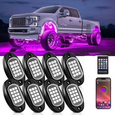Rgbpure White Led Rock Lights Kit 68 Pods Cartruck Underbody Underglow Kit