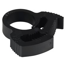 Zoro Select Hc-T-Pa66-Bk Snap-Plastic Hose Clamp, Blk, 1.86"Id, Pk10,