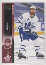 2021-22 Upper Deck Series 1 Exclusives 2/100 TJ Brodie #166 au7