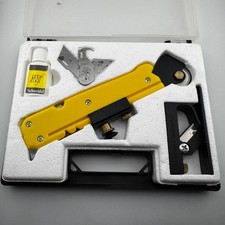 World-Tool Glass And Roller Cutter Knife Sharpener 6 Rule Germany w/ Blades