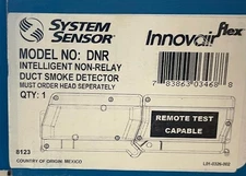 SYSTEM SENSOR DNR INTELLIGENT NON-RELAY DUCT SMOKE DETECTOR