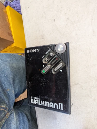 VINTAGE SONY WALKMAN WM-2 - PORTABLE CASSETTE PLAYER  - PARTS ONLY