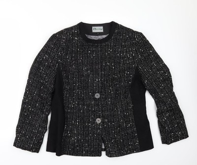 Busy schwarze Damenjacke Größe 14