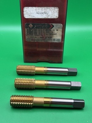 Cleveland 5/8-11 Thread Forming Bottoming Taps B7 Tin Coated 59834 (Box of 3)