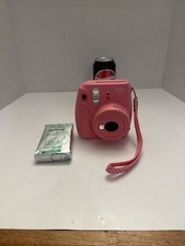 Fujifilm Instax Mini 9 Instant Camera Flamingo Pink - Excellent - Tested