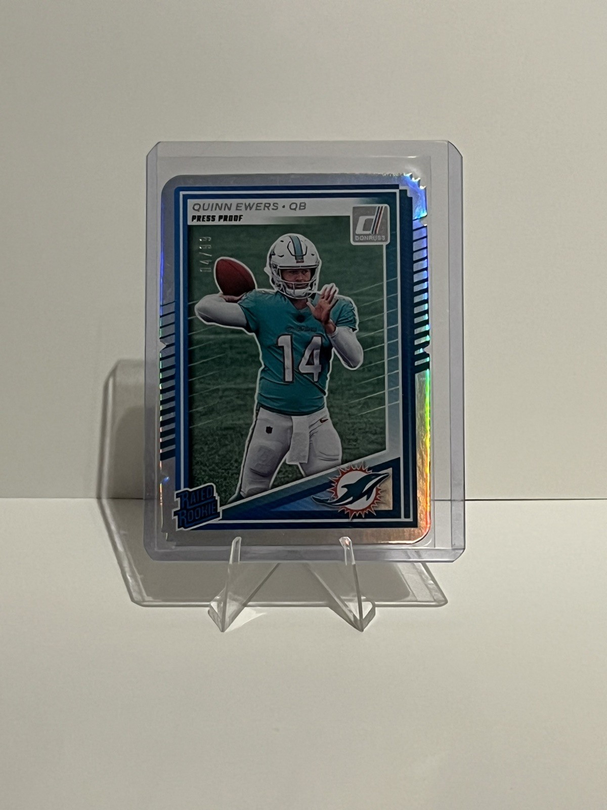 #'ed/99 🔥 QUINN EWERS RC 2025 Donruss Rated Rookie Press Proof Silver Die-Cut