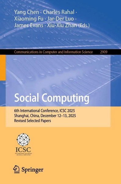 Yang Chen (U. A.) | Social Computing | Taschenbuch | Englisch (2026) | Xiii-image