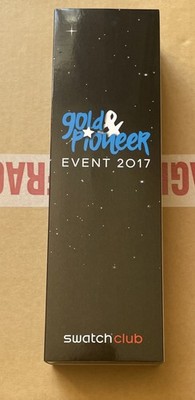 SWATCH SUTZ401S SYSTEM 51 GOLD & PIONEER EVENT 2017 RARE MINT UNWORN  069/200