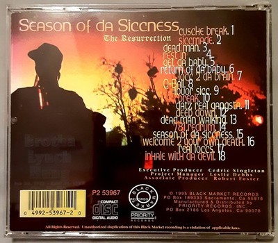 Brotha Lynch Hung - Season of Da Siccness CD Original First Press