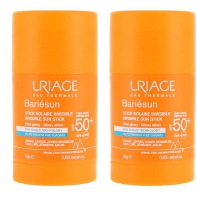 Uriage Bariésun Invisible Sun Stick SPF50+ 18 g highly protective 2 x 18 g