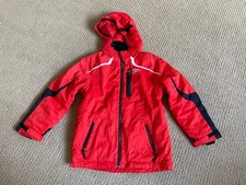 Juniors Obermeyer Ski Jacket - Red - Size 14 - Removable Hood - Great Condition