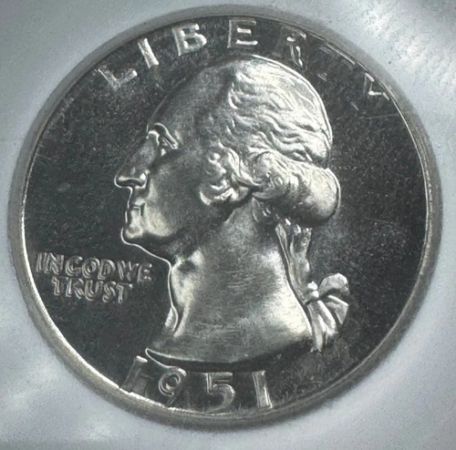 1951 .25 Washington Quarter Silver Proof/Cam Uncirculated