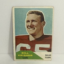 1960 Fleer - Billy Krisher #53 (RC)