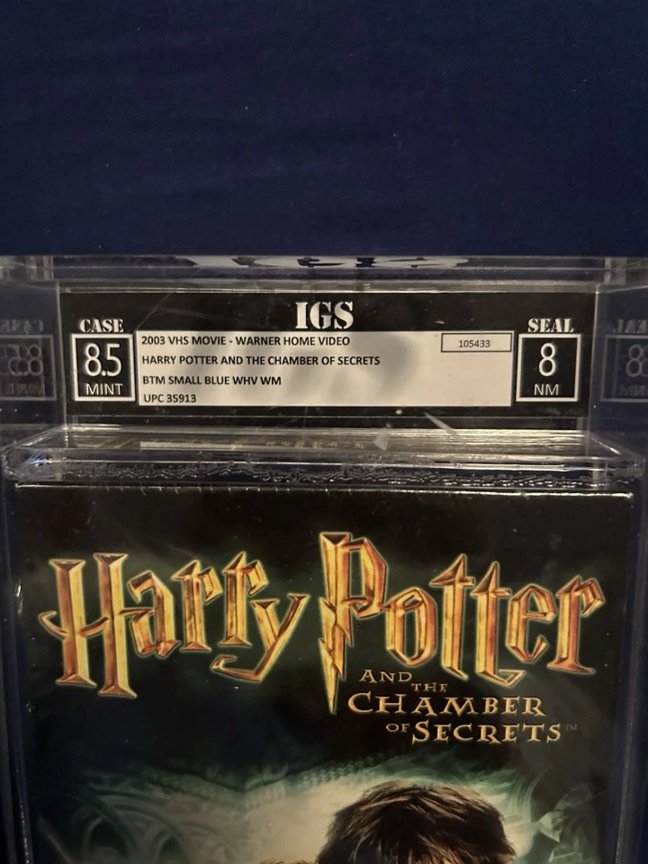 Sealed & Graded Harry Potter, And The Chamber Of Secrets VHS 8.5 Mint IGS - Image 2 of 4