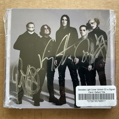 Motionless In White Signed Art Card Decades Light Cover Varient Autographed