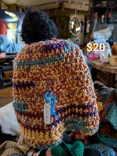 Handmade Crochet Hats Multicolor Blue Yellow-Green Various Styles