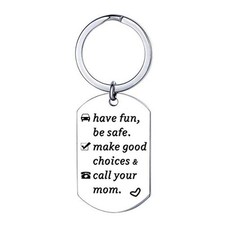 Call Your Mom Keychain for New Driver Gifts for Graduation 16 Year Old Boy
