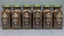 6 Pack of Simply Organic Black Whole Peppercorns 2.65 oz Each BB 04/28