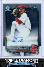 2025 Bowman Draft Chrome 1st Tanner Franklin Prospects Autograph Auto E535
