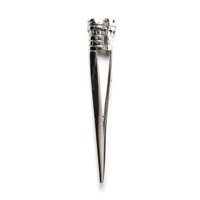 Massiver Sterling Silber Castle Turm & Split Dolch Kilt Pin - Made in Scotland