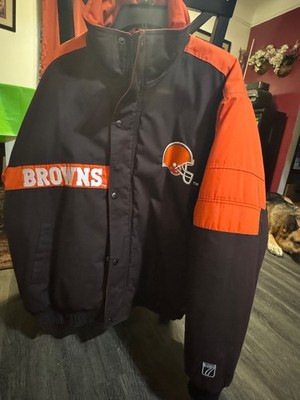 Cleveland Browns early 90 s Logo 7 Puffer Jacket rare find in xl 