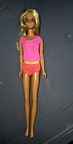 EUC Vintage Sunset Malibu Francie Barbie Blonde Hair Blue Eyes 1966 Mattel Japan
