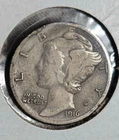 1916-S Mercury Dime Silver San Francisco Mint USA Rare First Year Collector Coin