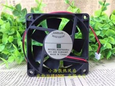 1 pc. New R247025BU DC24V 0.20A 70*70*25MM 2-Pin Inverter Cooling Fan