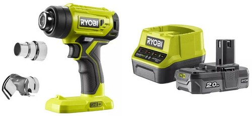 RYOBI R18HG-0 Pistolet à air chaud 18V ONE sans fil avec buse droite RYOBI R18HG-0 Pistolet à air chaud 18V ONE sans fil avec buse droite