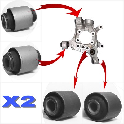 REAR SPINDLE KNUCKLE BUSHINGS  SET FOR 2003-04-05-06-07-08-2009 NISSAN 350Z PAIR