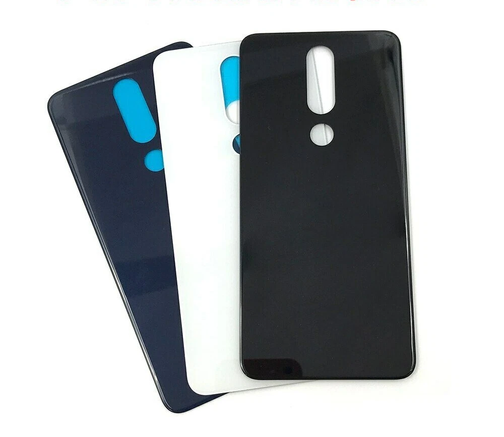 For Nokia 5.1Plus X5 6.1PlusX6 Battery Rear Back Door Cover Replacement Glass