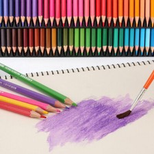 12/24/36/48/72 Colour Saturation Adult Colouring Pencils In Storage Case Set New