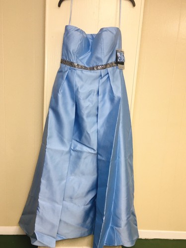 Damen Marina trägerloses Ballkleid blau Gr. 10 Medium unverbindliche Preisempfehlung des Herstellers 229 $ - Bild 4 von 11