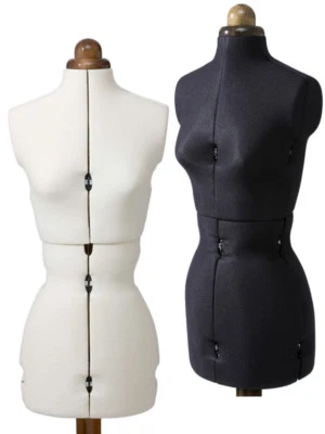 ADJUSTOFORM Schneiderpuppe verstellbar, Modell Lady Valet, mit Holzstand
