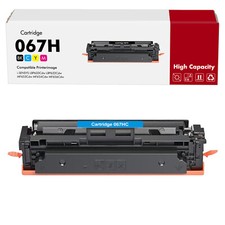 1 Pack Cyan Cartridge 067H Toner for Canon imageClass LBP633Cdw MF654Cdw