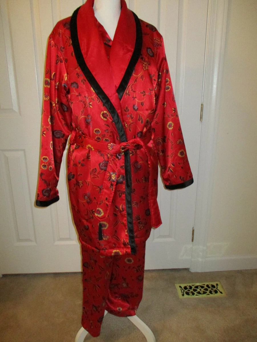 CHICO JACLYN SMITH 3 PIECE SLEEPWEAR ASIAN DESIGN REVERSIBLE