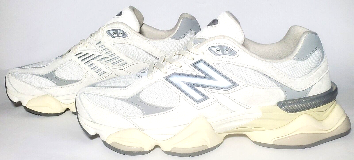 New Balance Men's 9060 Running Sneakers, Size 10.5, Sea Salt White