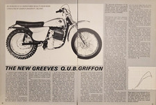 1971 Greeves QUB Griffon 380 Motorcycle 2p article