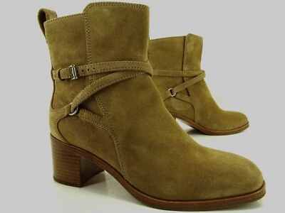Rag & Bone Hazel Buckle Ankle Stiefelette Boots Stiefel Schuhe Leder Gr 39 Camel - Bild 1 von 4