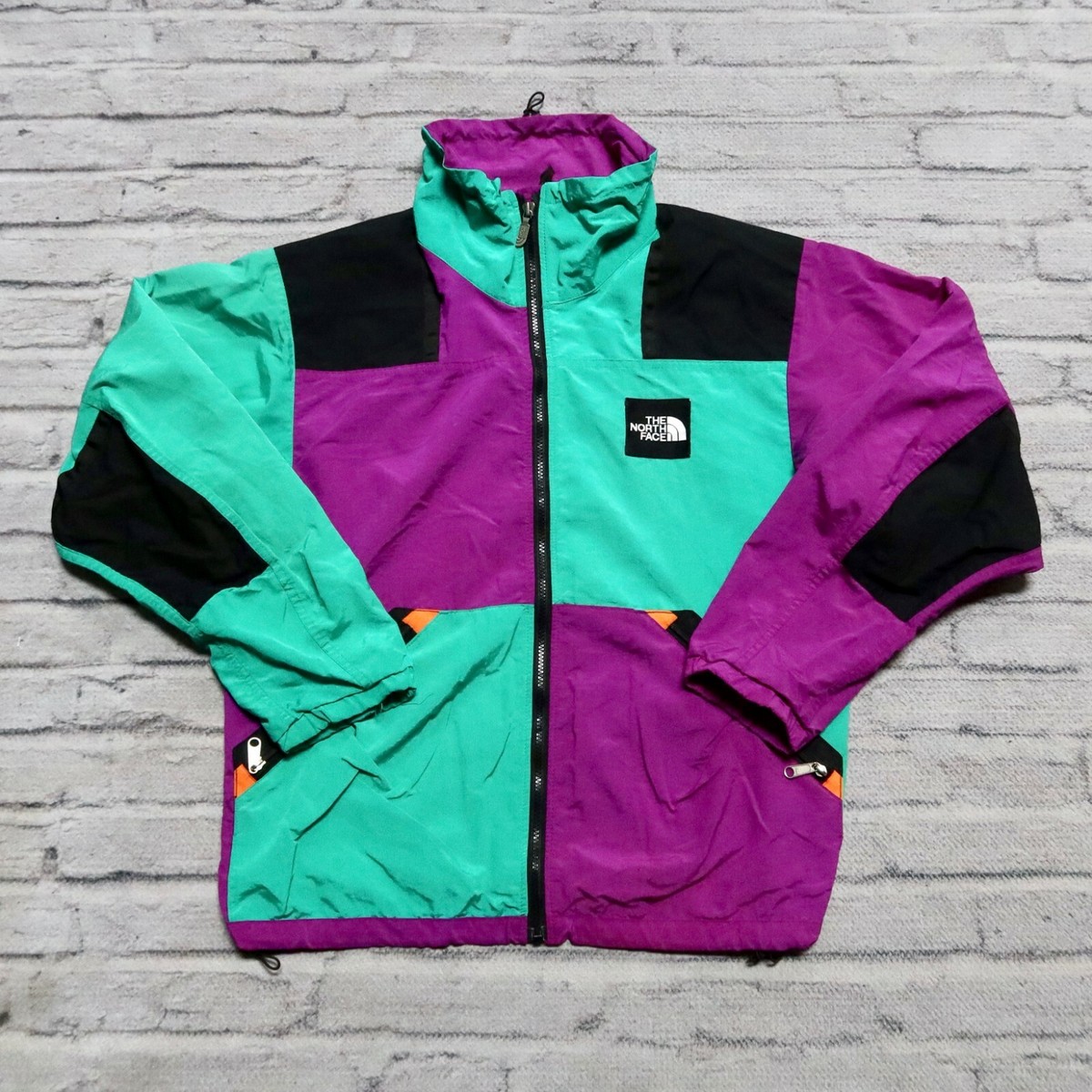 Vintage 90s North Face Colorblock Mountain Ski Jacket Size M Nylon