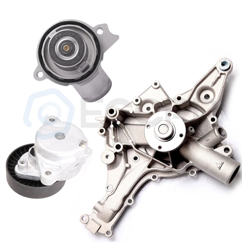 Termostato tensor bomba agua para Mercedes-Benz C320 C240 CL500 2001-2005 Foto 4 de 4