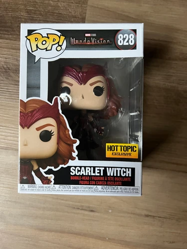 Funko POP MARVEL Wandavision Scarlet Witch #828 Hot Topic Exclusive 